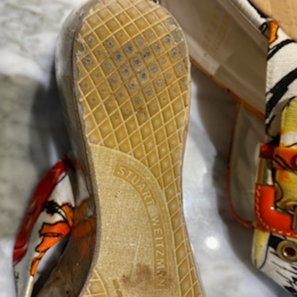 Stuart Weitzman platform wedge sandals - Picture 4 of 8